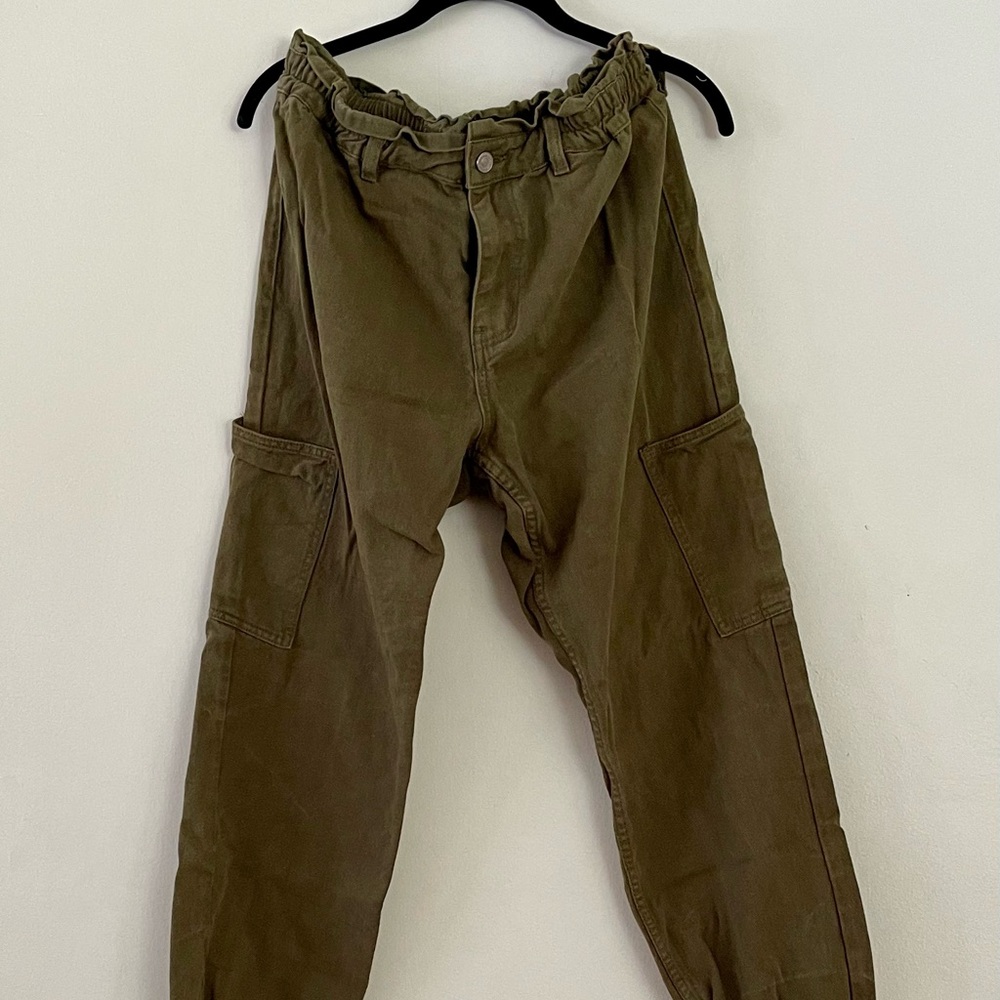 KanCan Men's Khaki Cargo Pants